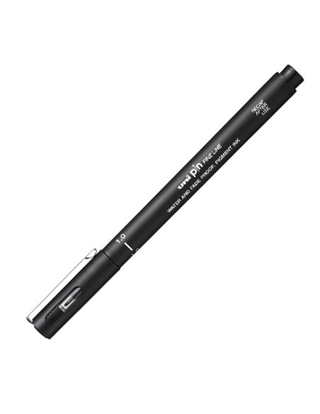 Pin fineliner nero punta 1.0mm Uni Mitsubishi M PIN110 N UNI MITSUBISHI FINELINER