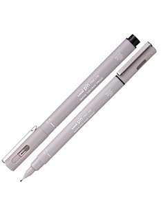 Pin fineliner grigio chiaro punta 0.5mm Uni Mitsubishi M PIN105 GRC