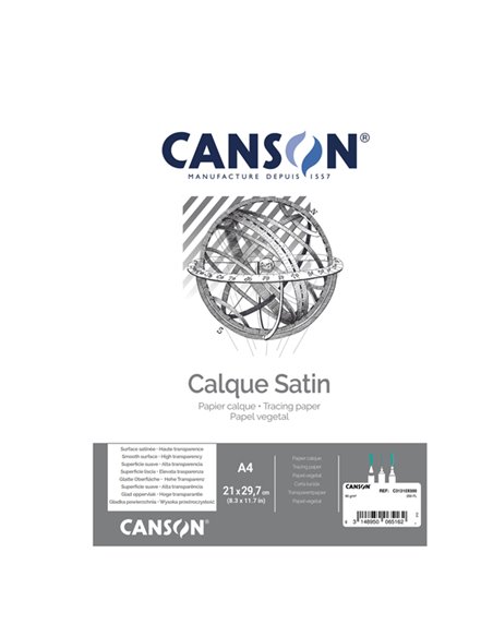 Carta lucida satinata A4 90-95gr 250fg Canson C31310X000 CANSON CARTA DISEGNO TECNICO