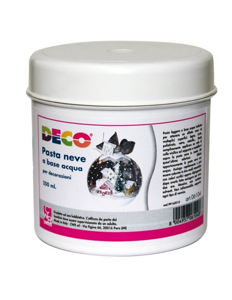 Barattolo pasta da neve 250ml DECO 06104
