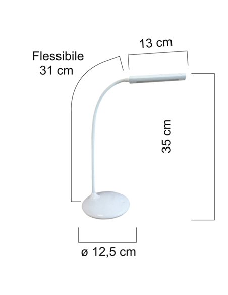 Lampada a Led Nelly bianco Unilux 400124483