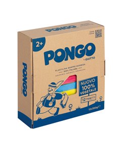 12 panetti Pasta Pongo 350gr colori assortiti Giotto F603600 GIOTTO PASTE MODELLABILI 2