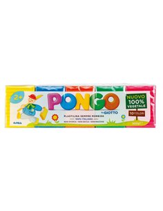 10 panetti Pasta Pongo 50gr colori assortiti Giotto F605000 GIOTTO PASTE MODELLABILI 2