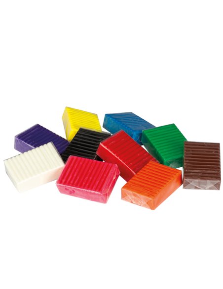 10 panetti Pasta Pongo 50gr colori assortiti Giotto F605000 GIOTTO PASTE MODELLABILI
