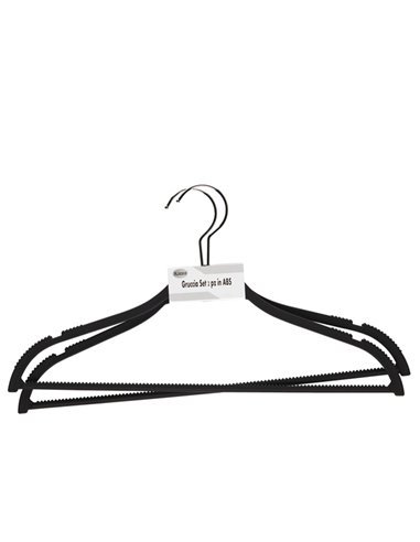 Set 2 grucce antiscivolo nero 42x0,6cm G1780041/N