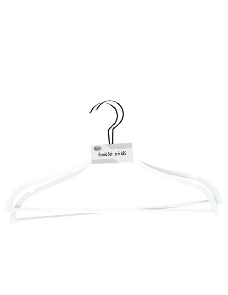 Set 2 grucce antiscivolo bianco 45x0,6cm G1780041/B