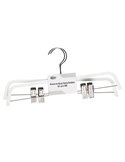 Set 2 grucce antiscivolo gonna/pantalone bianco 37x0,6cm G1780036/B