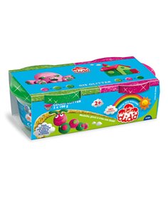 Set 2 barattoli DidO' 100gr magenta - verde glitter 396702