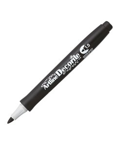 Marcatore Decorite punta tonda 1.0mm nero Artline A EDF-1/N ARTLINE SPECIALI (CD-VETRO-TESSUTI-ECC.)
