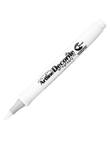 Marcatore Decorite punta pennello bianco Artline A EDF-F/BI ARTLINE SPECIALI (CD-VETRO-TESSUTI-ECC.)