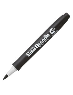 Marcatore Decorite punta pennello nero Artline A EDF-F/N ARTLINE SPECIALI (CD-VETRO-TESSUTI-ECC.)