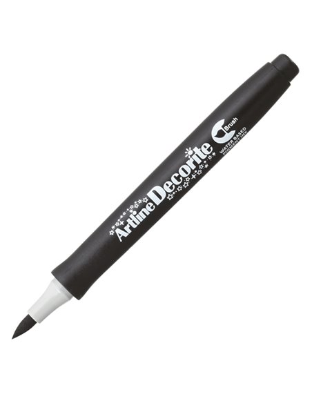 Marcatore Decorite punta pennello nero Artline A EDF-F/N ARTLINE SPECIALI (CD-VETRO-TESSUTI-ECC.)