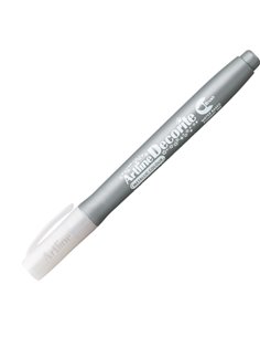 Marcatore Decorite punta pennello argento Artline A EDFM-F/ARG ARTLINE SPECIALI (CD-VETRO-TESSUTI-ECC.) 2