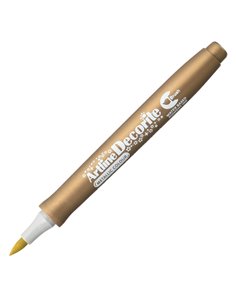 Marcatore Decorite punta pennello oro Artline A EDF-F/O ARTLINE SPECIALI (CD-VETRO-TESSUTI-ECC.)