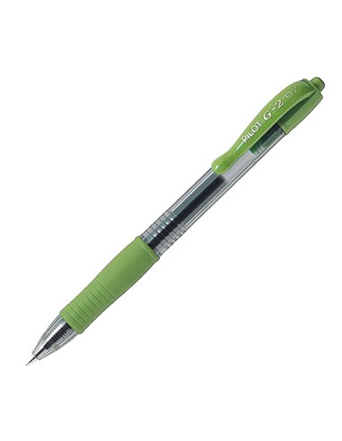 Roller gel scatto G-2 0,7mm verde chiaro Pilot 001394 PILOT A SCATTO