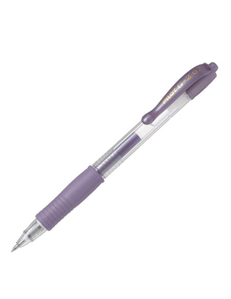 Display 60pz roller gel scatto G-2 0,7mm colori assortiti metallic Pilot Z99736