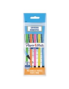 Busta 5 portamine usa e getta Artio 0.7mm HB Papermate 2147607 PAPERMATE PORTAMINE