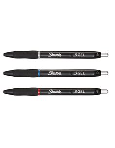 Astuccio 3 penne gel a scatto 0.7mm nero/blu/rosso Sharpie 2136596 SHARPIE PENNE GEL A SCATTO 2