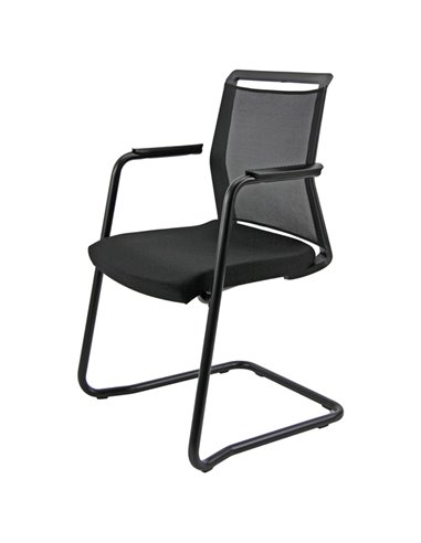 Seduta attesa Light LLS nero con braccioli inclusi LLS/EN Unisit SEDUTE ATTESA