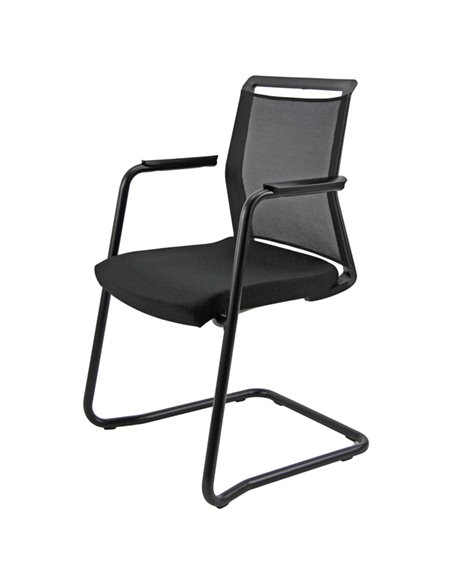Seduta attesa Light LLS nero con braccioli inclusi LLS/EN Unisit SEDUTE ATTESA