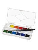 Set acquerelli On the GO 12 colori+pennello DOM 11475