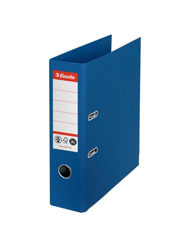 Registratore a leva Dorso 75mm blu CO2 neutral Esselte 627565