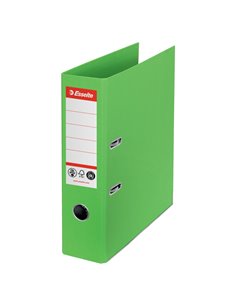 Registratore a leva Dorso 75mm verde CO2 neutral Esselte 627567