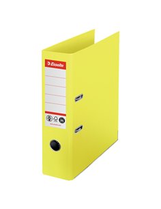 Registratore a leva Dorso 75mm giallo CO2 neutral Esselte 627566 ESSELTE REGISTRATORI A LEVA