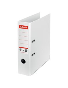 Registratore a leva Dorso 75mm bianco CO2 neutral Esselte 627570 ESSELTE REGISTRATORI A LEVA