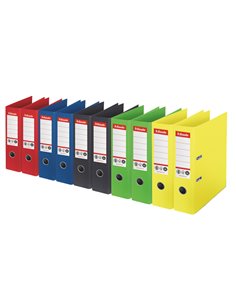 Registratore a leva Dorso 75mm colori assortiti CO2 neutral Esselte 627571 ESSELTE REGISTRATORI A LEVA