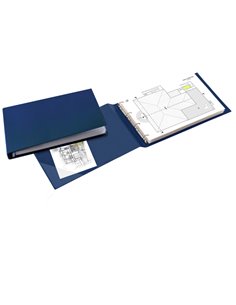 Raccoglitore SANREMO 2000 40 4D blu 42x30cm A3-album SEI ROTA 34423107 SEI ROTA RACCOGLITORI AD ANELLI