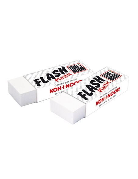 Conf. 20 gomma Flash in vinile bianco KOH-I-NOOR D1994B-20 KOH.I.NOOR GOMME