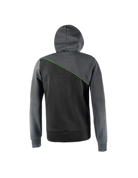 Felpa con cappuccio Jupiter taglia L grigio verde U-Power EY212AG-L