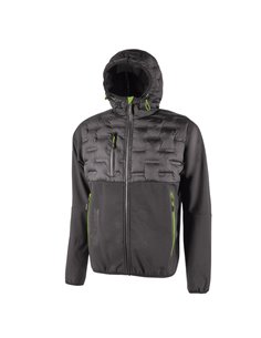Giacca ibrida idrorepellente Spock taglia L grigio verde U-Power FU213AG-L U-Power GIACCHE-GILET-GIUBBINI