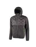 Giacca ibrida idrorepellente Spock taglia XL grigio verde U-Power FU213AG-XL