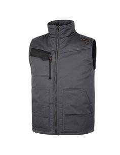 Gilet Multitasche STOCKTON3 Tg. L grigio/arancio STOC3GOGT