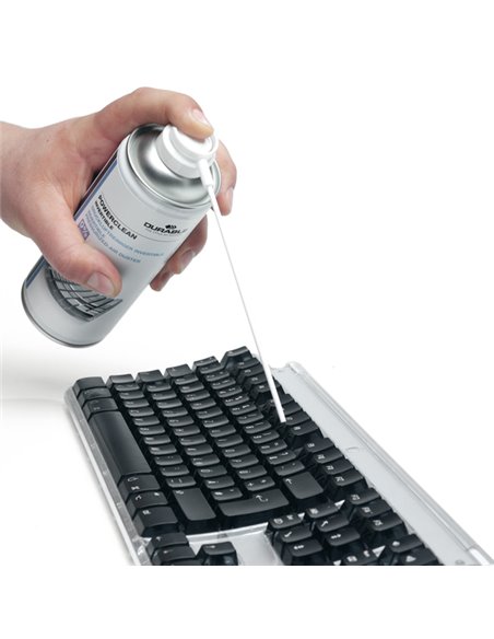 Aria compressa capovolgibile per PC, tasteiere e stampanti 200ml Durable 5797-19 DURABLE SALVIETTE-KIT PER PULIZIA E ARIA