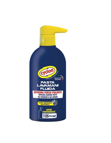 Cyclon Pasta Lavamani Fluida Flacone 500ml D6032 CYCLON SAPONI E PASTE LAVAMANI