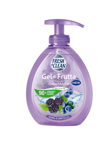 Sapone liquido FreshClean gel mora e mirtillo 300ml 7-1197