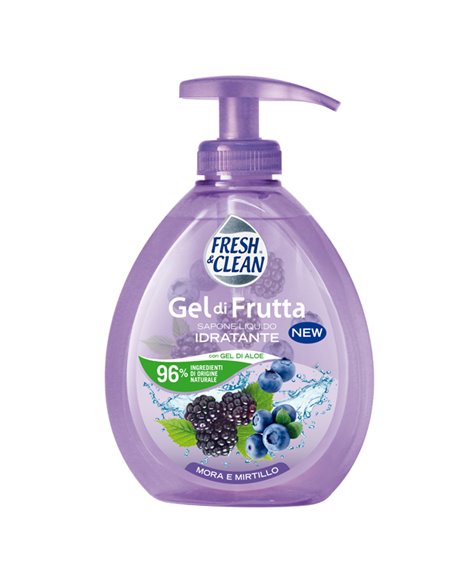 Sapone liquido FreshClean gel mora e mirtillo 300ml 7-1197