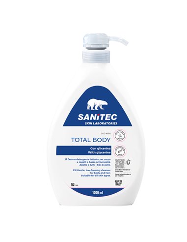 Sapone Total Body con glicerina 1Lt Sanitec 6030 Sanitec PERSONAL CARE
