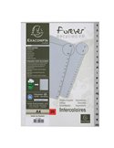 Intercalare Alfabetico in PP riciclato A-Z grigio A4 Exacompta 1720E
