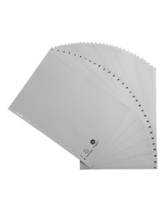 Intercalare numerico in PP riciclato 31 tasti 1-31 grigio A4 Exacompta 1931E EXACOMPTA DIVISORI-SEPARATORI CON TASTI STAMPATI 2