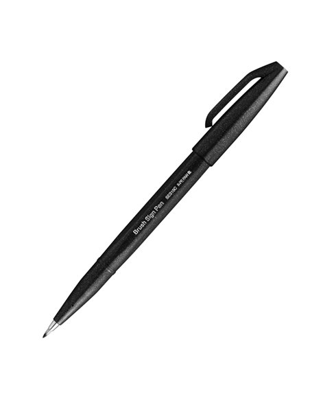 Astuccio 12 Sign Pen Brush colori assortiti Pentel 0022187 PENTEL PUNTA FELTRO