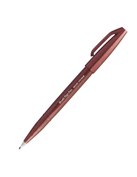 Astuccio 12 Sign Pen Brush colori assortiti Pentel 0022187 PENTEL PUNTA FELTRO