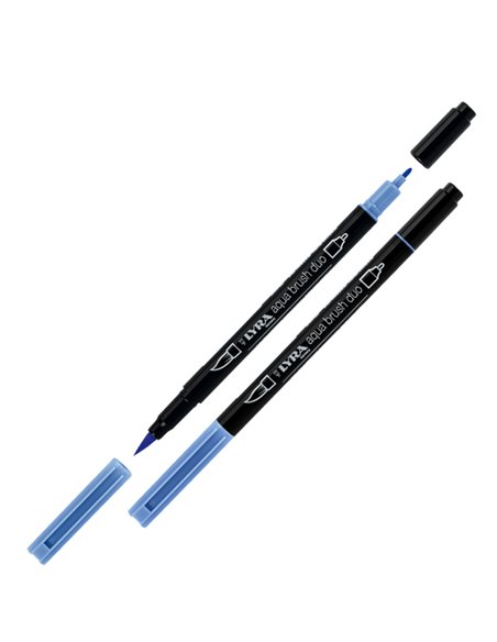 Astuccio 6 pennarelli Aqua Brush Duo colori pastel Lyra L6521061
