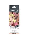 Astuccio 6 pennarelli Aqua Brush Duo skin tones Lyra L6521062