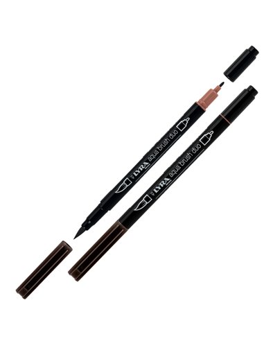 Astuccio 6 pennarelli Aqua Brush Duo skin tones Lyra L6521062