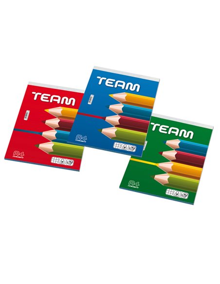 BLOCCO NOTE 21x29,7CM A4 5MM 50GR 50FG TEAM BLASETTI 1006 BLASETTI BLOCCHI NOTE PM