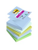 Cf. 5pz blocco 90foglietti Post-it® Super Sticky Z-Notes 76x76mm R330-5SS-OAS 7100258791